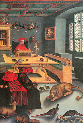 Saint Jerome in His Study, 1526