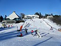 Une piste verte à La Croix de Bauzon