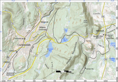 1899 steam line between Carbondale and Honesdale D&H Gravity - 1899 Carbondale.png