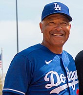 Roberts with the Dodgers Dave Roberts (7671446) (cropped).jpg