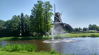 Pekelder Windmill "De Onrust" in Oude Pekela