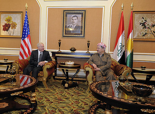 The region uses the Iraqi flag in official ceremonies alongside the Flag of Kurdistan despite reluctance.