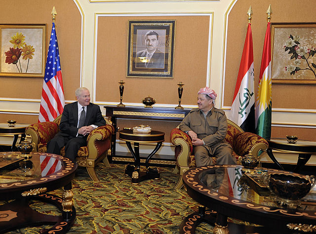 The region uses the Iraqi flag in official ceremonies alongside the Flag of Kurdistan despite reluctance.