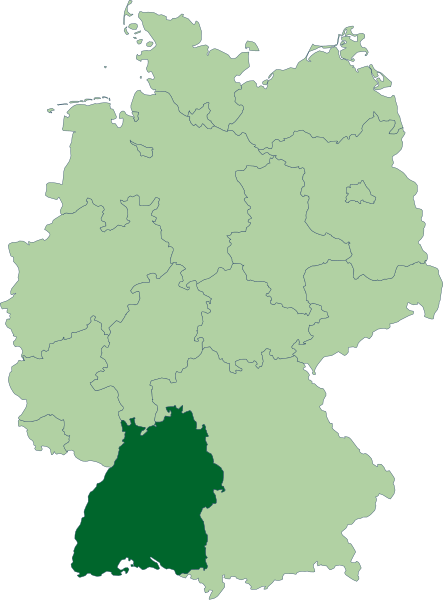 صورة:Deutschland Lage von Baden-Württemberg.svg