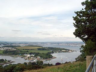 Hamoaze Section of the River Tamar in southwest England