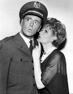 Dick Martin och Lucille Ball 1962.