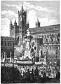 Die Gartenlaube (1879) b 469.jpg Rosalien-Festzug in Palermo zur Zeut der Bourbonen. Originalzeichnung von Ch. Wilberg in Berlin (S)