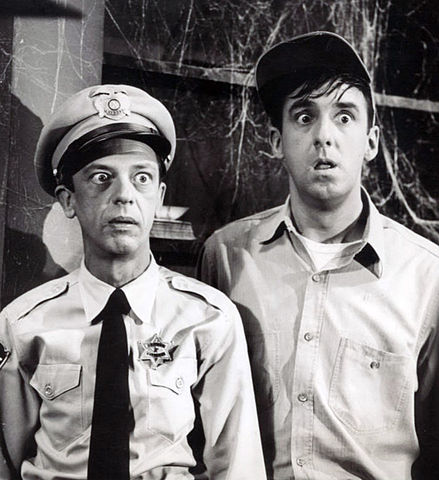Don Knotts Jim Nabors Andy Griffith Show 1964.JPG