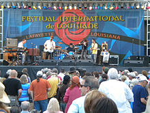 At the Festival International 2010 in Lafayette, Louisiana