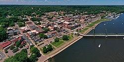 The waterfront of Stillwater on the St. Croix River