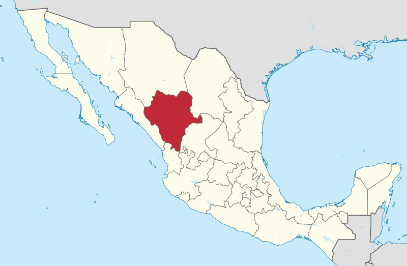 File:Durango in Mexico (location map scheme).svg