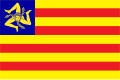 Drapeau de l'Armée Volontaire pour l'Indépendance de la Sicile (EVIS - Esercito Volontario per l'Indipendenza della Sicilia) (1945-1946)