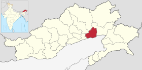 Localisation de District du Siang oriental