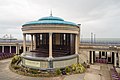 * Nomination Eastbourne Bandstand --ArildV 09:01, 15 September 2018 (UTC) * Promotion Slight cw tilt, see sea horizon --Poco a poco 11:51, 15 September 2018 (UTC) Done Thank you, new version uploaded.--ArildV 20:18, 15 September 2018 (UTC) You've reworked the perspective, not the tilt --Poco a poco 17:58, 16 September 2018 (UTC) Done--ArildV 12:28, 23 September 2018 (UTC) Too much know, please, check the see horizon on both sides of the kiosk, the needed correction was slight, you applied to much tilt now --Poco a poco 15:33, 23 September 2018 (UTC) I revert to the original file. Can you please tell us exactly how much the image is leaning? To be honest, I have no idea. The horizon to the right seems to me to be perfectly straight. I may not have a big enough screen to compare to the left part (which is very hard to see because of fog, seaweed, clouds). I would be happy to correct the image, but I do not know how.--ArildV 15:46, 23 September 2018 (UTC) New version, but it is very hard to see in lightroom.--ArildV 18:27, 23 September 2018 (UTC)  Support Good quality. --Poco a poco 16:38, 28 September 2018 (UTC)