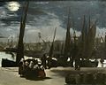 Édouard Manet: Clair de lune sur le port de Boulogne - Seaport of Boulogne by Moonlight