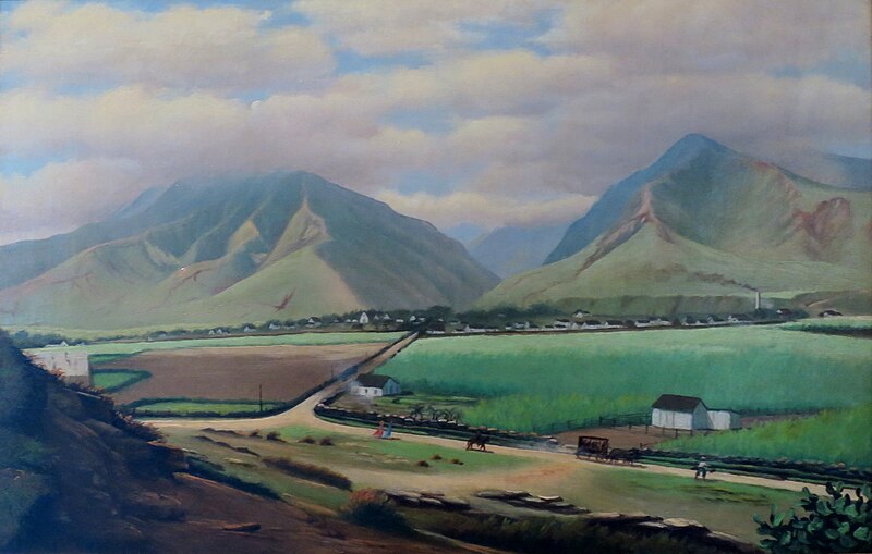 File:Edward Bailey painting of Wailuku and Iao Valley.jpg