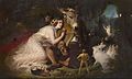 呢幅油畫描繪《仲夏夜之夢》[歐 12]一景 －出名嘅故仔會引起人整文化產物描繪佢哋。