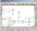 Окно редактора электрических схем eeschema