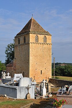 A Saint-Christophe Church of Montferrand-du-Périgord cikk illusztráló képe