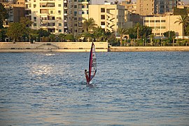 Egypt, Cairo, Windsurfing on Nile River.jpg