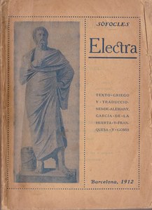 La «Electra» de Sòfocles y ses imitacions de Josep Franquesa i Gomis (1912)