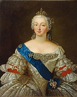 Empress Elizabeth of Russia by anonymous (1740s, Rostov museum)