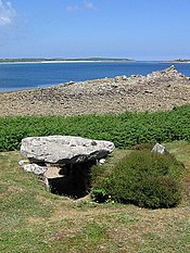 Eingangsgrab in Inisidgen, St. Mary's, Scilly - geograph.org.uk - 1603999.jpg