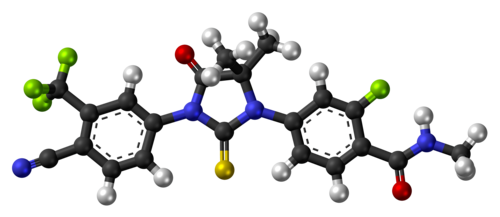 Enzalutamide molecule ball.png