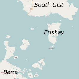 Kaart van Eriskay