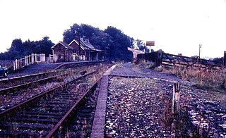 Evercreech New railway station Former railway station in England