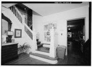 FIRST FLOOR, ENTRANCE FOYER - Zane Grey House, West side of Scenic Drive, Lackawaxen, Pike County, PA HABS PA,52-LACK,3-8.tif