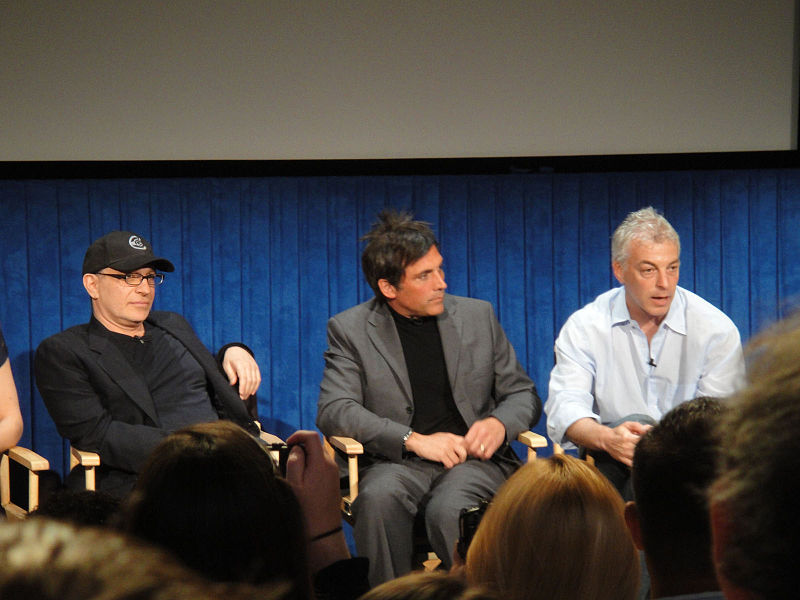 File:FRINGE On Stage @ the Paley Center - Akiva Goldsman, J H Wyman, and Jeff Pinkner (5741152229).jpg