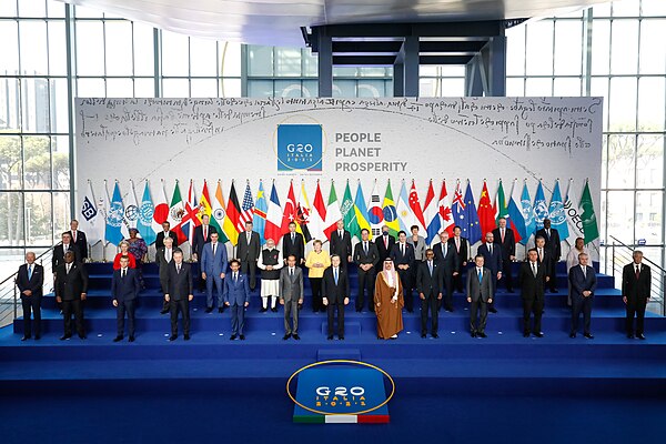 All leaders at the 2021 G20 Summit in Rome, Italy.