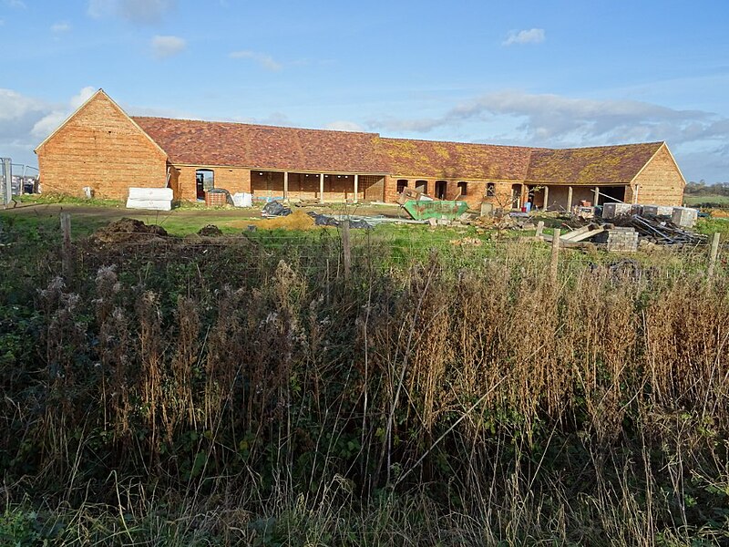 File:Farm buildings being converted - geograph.org.uk - 6008746.jpg