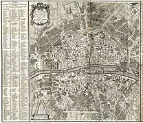 1726 (Lobineau & Félibien, Plan de Paris)