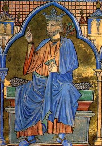 Ferdinand III in a 13th-century miniature