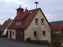 Das Feuerwehrhaus in Beiershausen