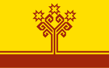 Flagge von Tschuwaschien