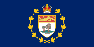 Flag of the Lieutenant-Governor of Prince Edward Island / Drapeau du lieutenant-gouverneur de l'Île-du-Prince-Édouard