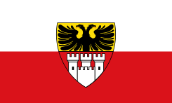 City flag of Duisburg