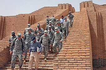 Flickr - The U.S. Army - Soldiers tour Ziggurat of Ur.jpg