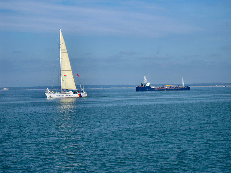 File:Flickr - ronsaunders47 - Sail vs Steam...Isle of Wight..jpg