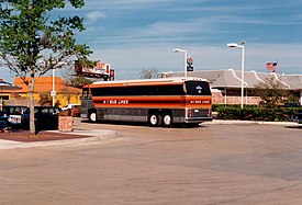 Truck stop in Florida, Highway from Miami to Orlando