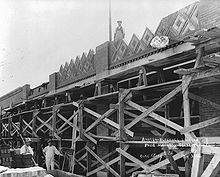 The Ford Motor Company plant under construction in 1921 Ford assembly plant under construction 1921.jpg