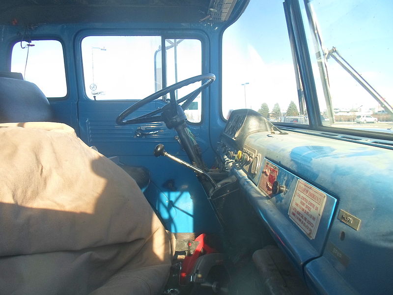 File:Ford crane truck - interior (10733743165).jpg