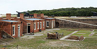 Fort Clinch in Nassau Coumty, Florida, US This is an image of a place or building that is listed on the National Register of Historic Places in the United States of America. Its reference number is 72000343.