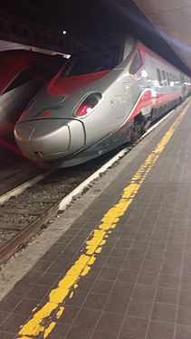 Frecciaargento Train in rome termini