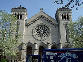 Illustratieve afbeelding van de St. Clement Church in Chicago