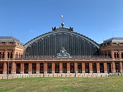 Madrid Atocha railway station, in Madrid, Spain