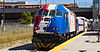 FrontRunner train passing through Salt Lake City